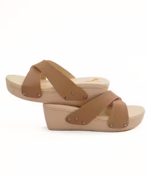 TRENDING BROWN WOMEN'S WEDGE SANDALS