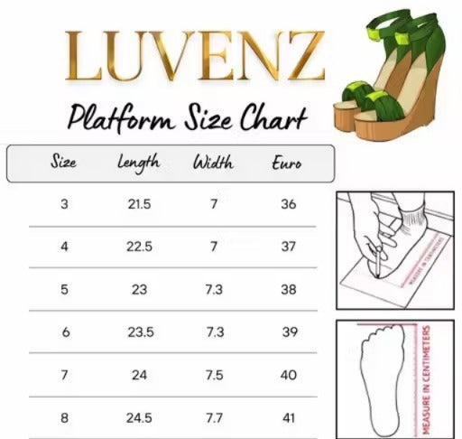 LUVENZ Women's BEIGE Printed Platform Heel Sandals | Stylish Slip-On Footwear