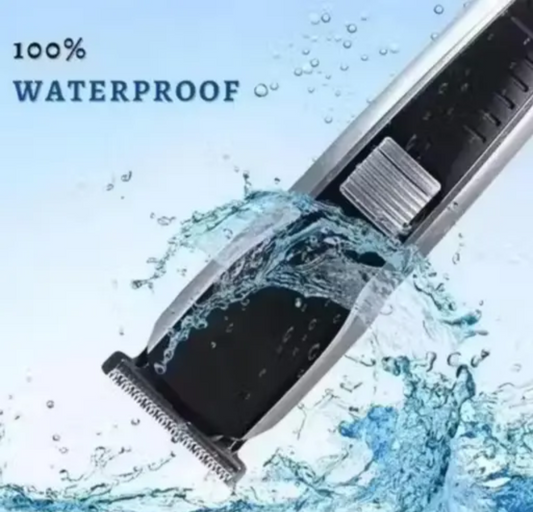 TRIMMER AT538 Electric Hair and beard trimmer for men Shaver Rechargeable Hair Machine adjustable for men Beard Hair Trimmer, Bal Katne Wala Machine, beard trimmer for men with 4 combs, Lubricant Oil, Cleaning Brush(Blue)[ KI BAAL KAATNE KI MACHINE